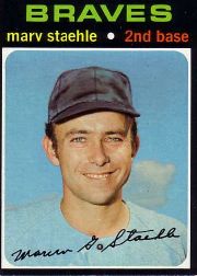 1971 Topps Baseball Cards      663     Marv Staehle